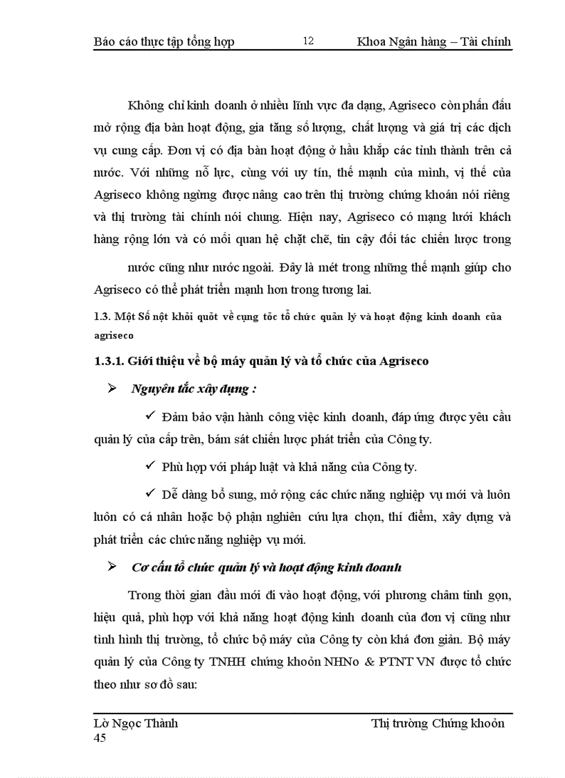 image for page Báo cáo thực tập tổng hợp Công ty TNHH chứng khoán ngân hàng nông nghiệp và phát triển nông thôn Việt Nam (Agriseco)