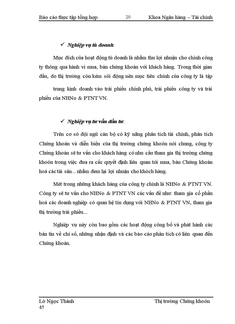 image for page Báo cáo thực tập tổng hợp Công ty TNHH chứng khoán ngân hàng nông nghiệp và phát triển nông thôn Việt Nam (Agriseco)