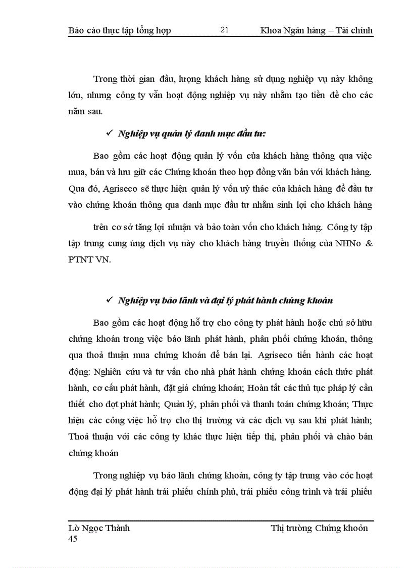 image for page Báo cáo thực tập tổng hợp Công ty TNHH chứng khoán ngân hàng nông nghiệp và phát triển nông thôn Việt Nam (Agriseco)
