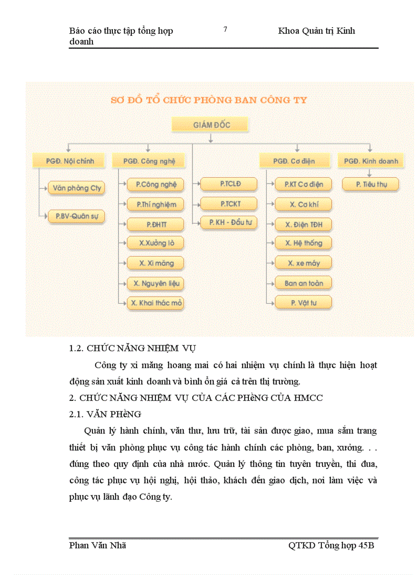 image for page Báo cáo thực tập tổng hợp tại Công ty xi măng Hoàng Mai