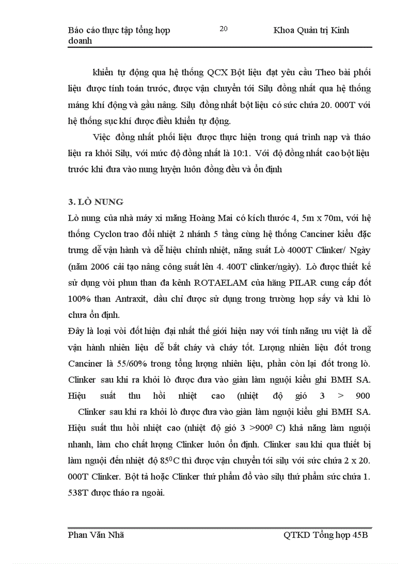 image for page Báo cáo thực tập tổng hợp tại Công ty xi măng Hoàng Mai