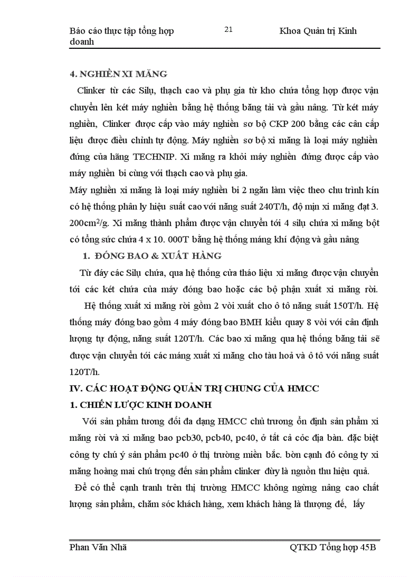 image for page Báo cáo thực tập tổng hợp tại Công ty xi măng Hoàng Mai