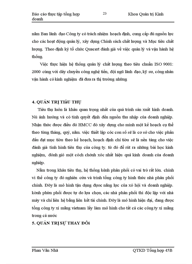 image for page Báo cáo thực tập tổng hợp tại Công ty xi măng Hoàng Mai