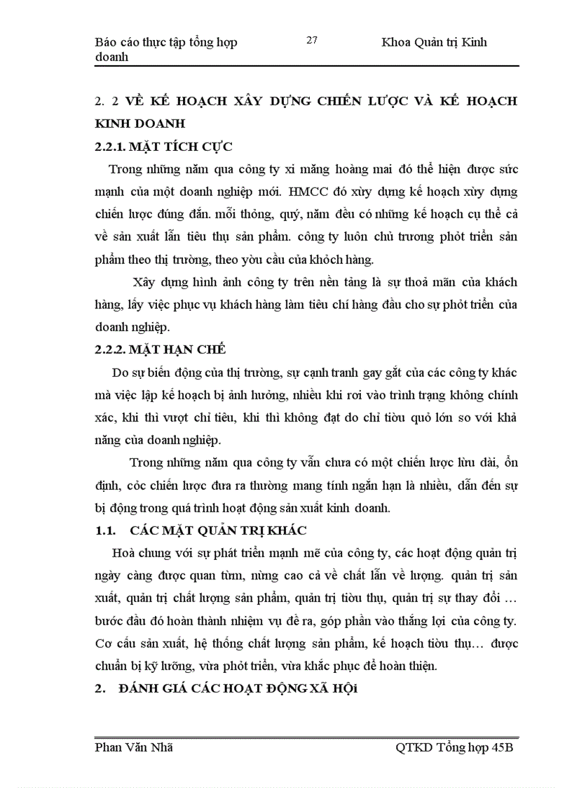 image for page Báo cáo thực tập tổng hợp tại Công ty xi măng Hoàng Mai