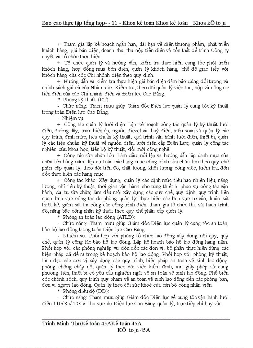 image for page Báo cáo thực tập tổng hợp tại Điện lực Cao Bằng