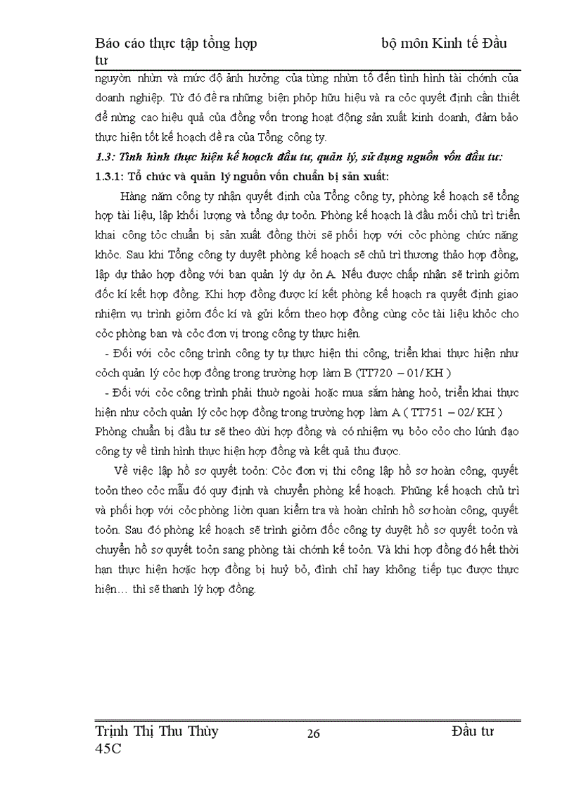 image for page Báo cáo tổng hợp tại Công ty Truyền tải điện I