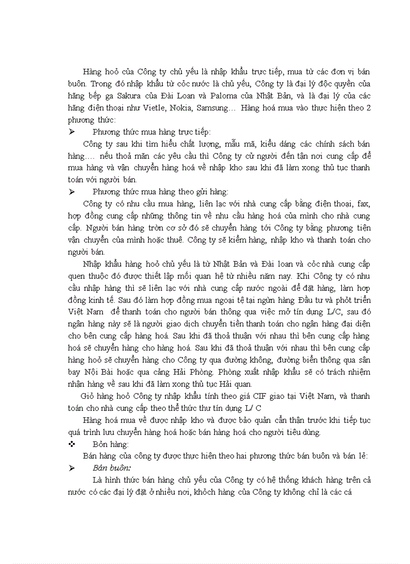 image for page Báo cáo thực tập tổng hợp Công ty TNHH thương mại, dịch vụ và viễn thông MÊKÔNG