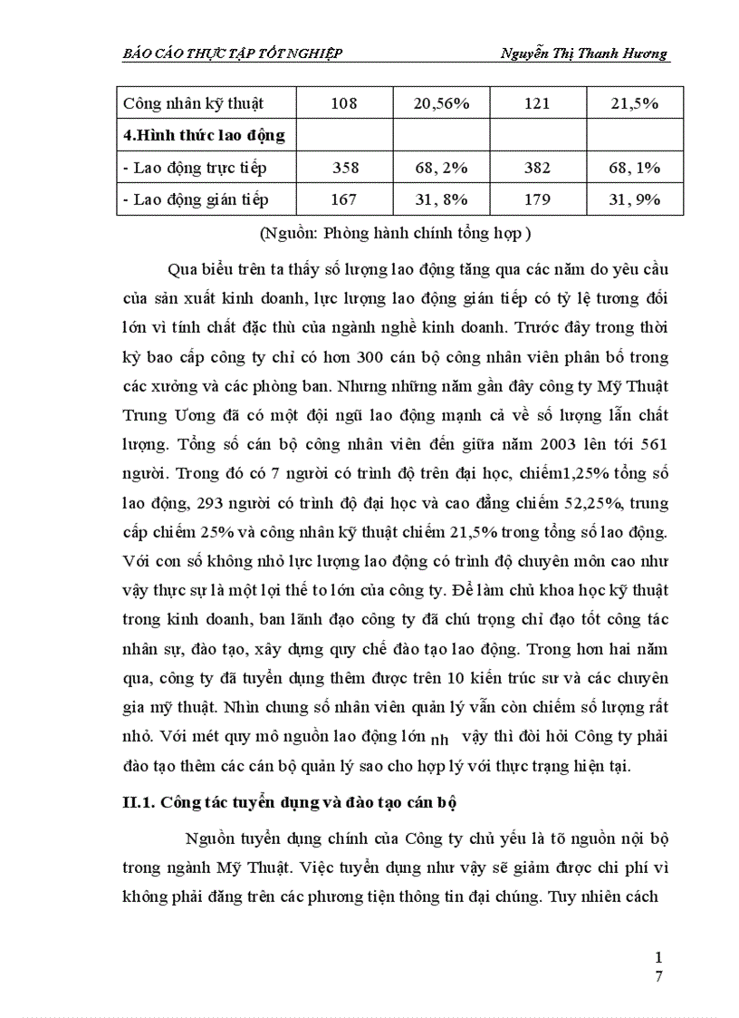 image for page Báo cáo thực tập tổng hợp Công ty Mỹ Thuật Trung ương