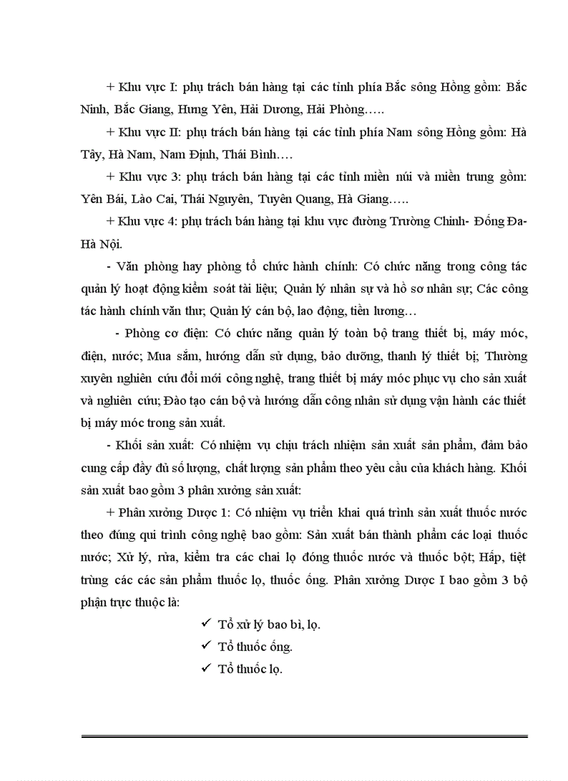 image for page Báo cáo thực tập tổng hợp tại công ty cổ phần Dược và vật tư thú y (HANVET)