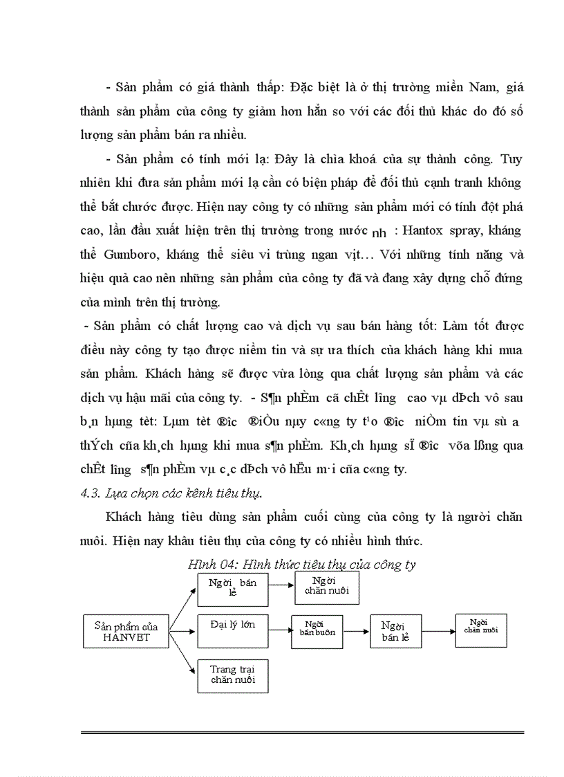 image for page Báo cáo thực tập tổng hợp tại công ty cổ phần Dược và vật tư thú y (HANVET)