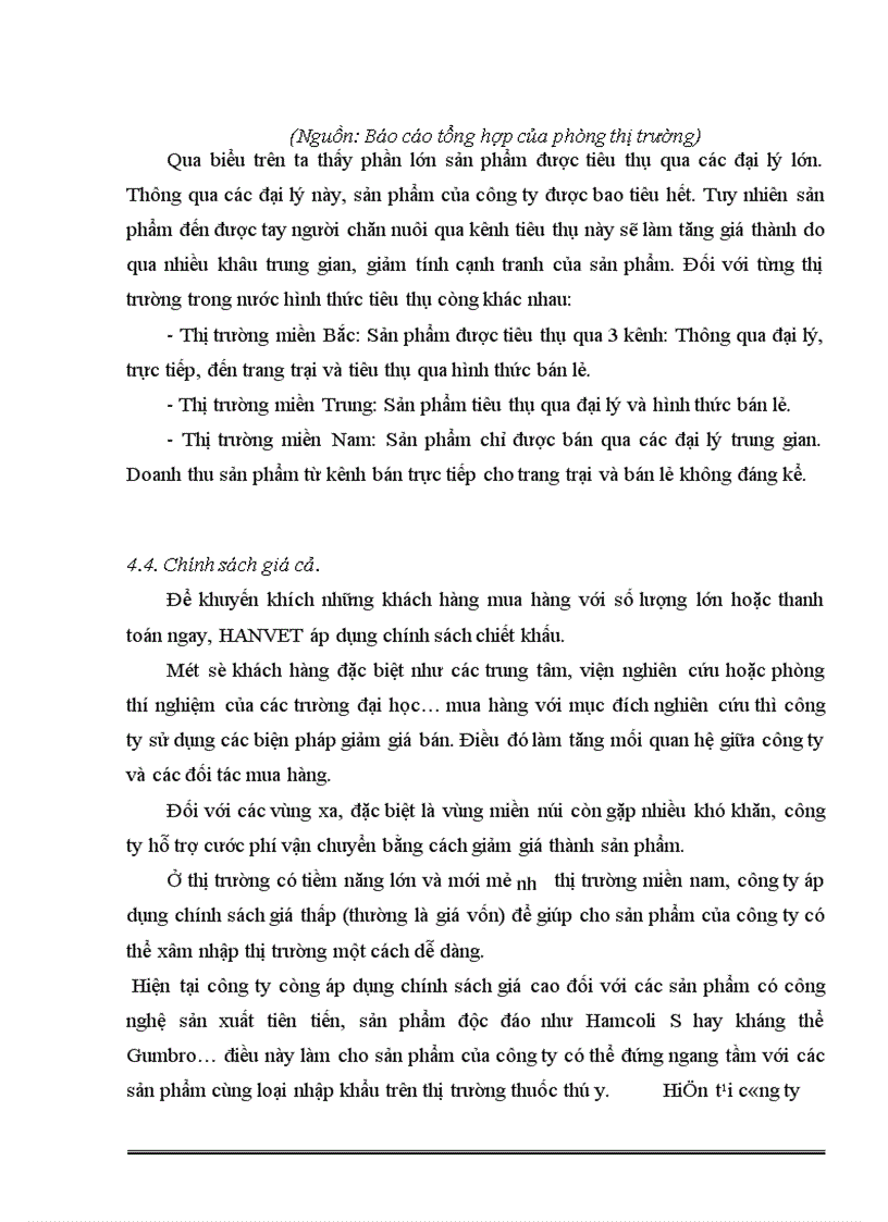 image for page Báo cáo thực tập tổng hợp tại công ty cổ phần Dược và vật tư thú y (HANVET)