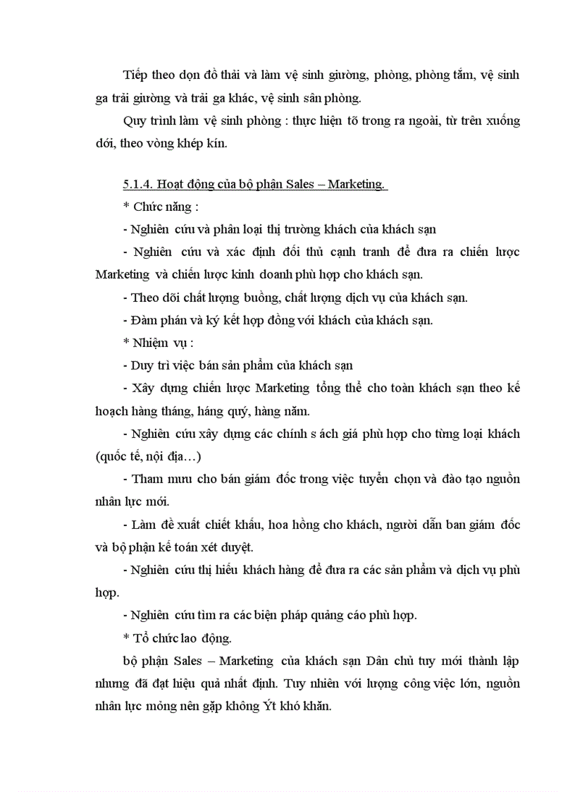 image for page Báo cáo thực tập tổng hợp tại khách sạn Dân Chủ