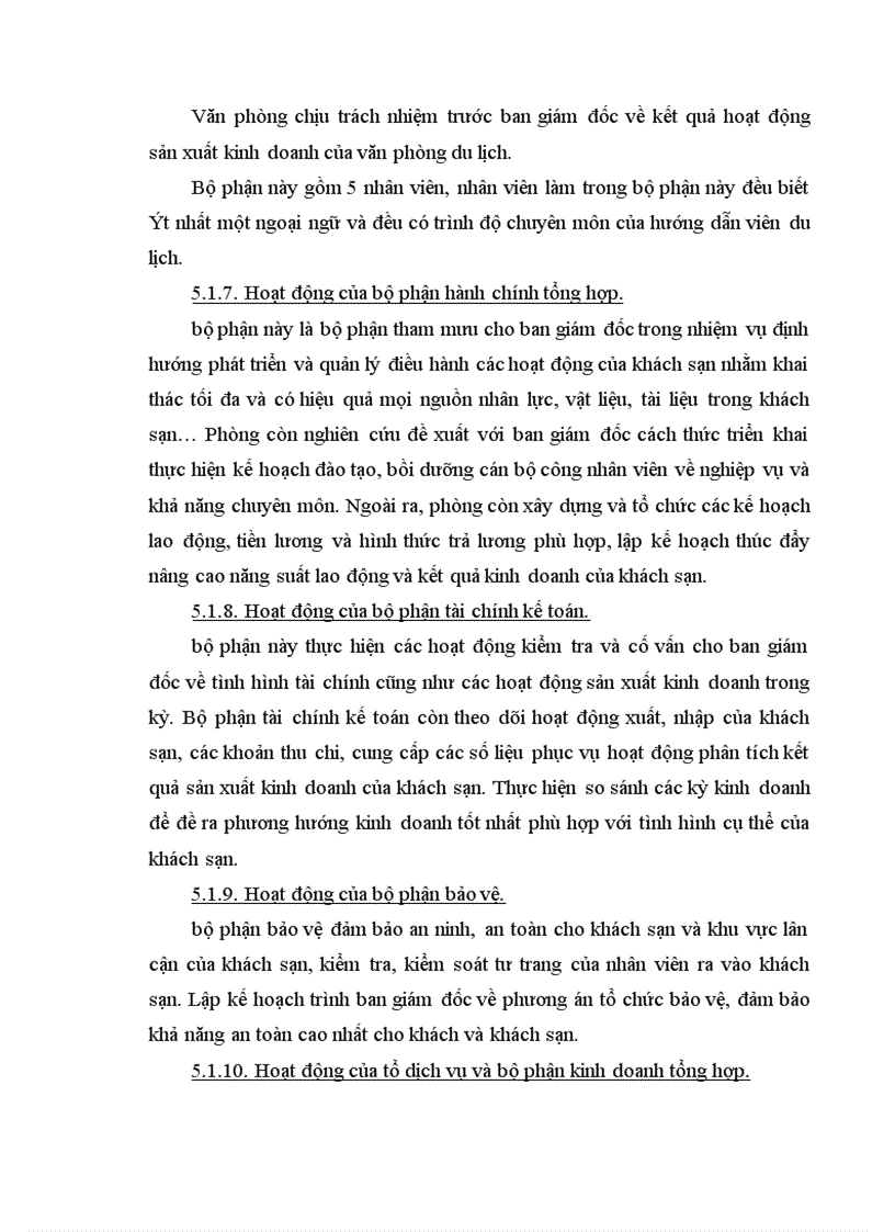 image for page Báo cáo thực tập tổng hợp tại khách sạn Dân Chủ