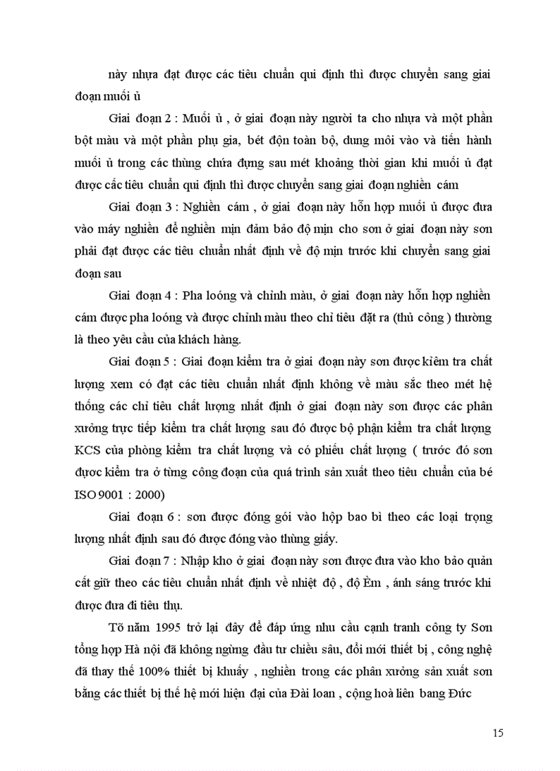 image for page Báo cáo thực tập tổng hợp tại Công ty sơn tổng hượp Hà Nội