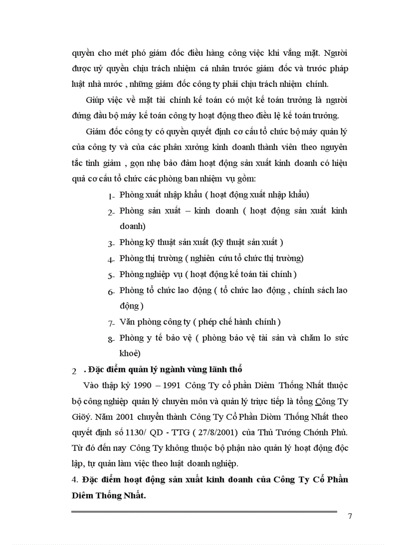 image for page Báo cáo thực tập tổng hợp tại Công Ty Cổ Phần Diêm Thống Nhất.