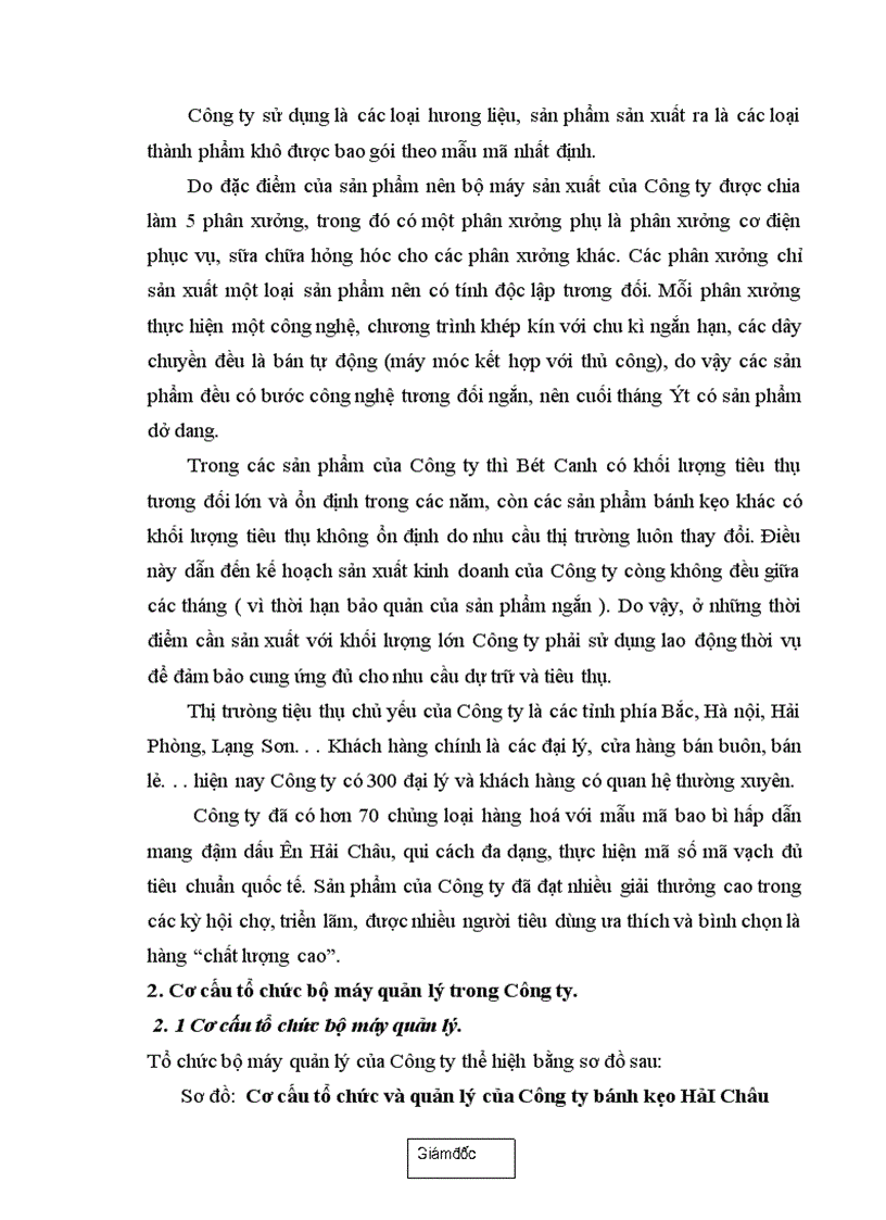 image for page Báo cáo thực tập tổng hợp tại Công ty bánh kẹo Hải Châu