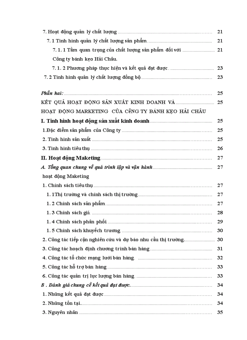 image for page Báo cáo thực tập tổng hợp tại Công ty bánh kẹo Hải Châu