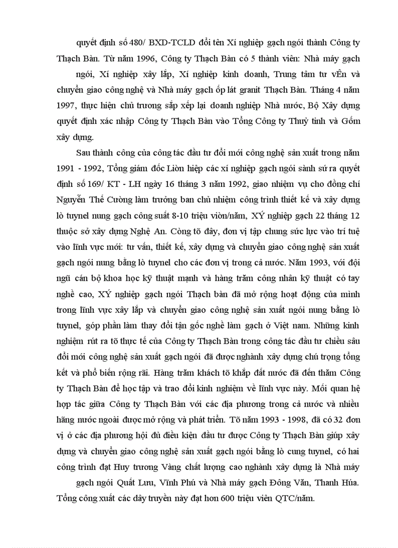 image for page Báo cáo thực tập tổng hợp tại Công ty Cổ phần Thạch Bàn (TBSC)