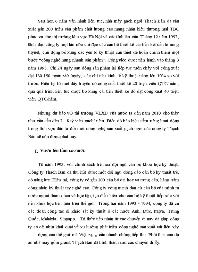 image for page Báo cáo thực tập tổng hợp tại Công ty Cổ phần Thạch Bàn (TBSC)