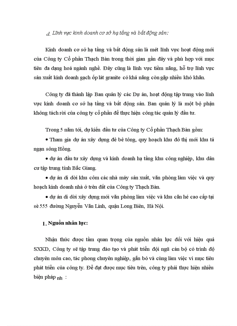 image for page Báo cáo thực tập tổng hợp tại Công ty Cổ phần Thạch Bàn (TBSC)