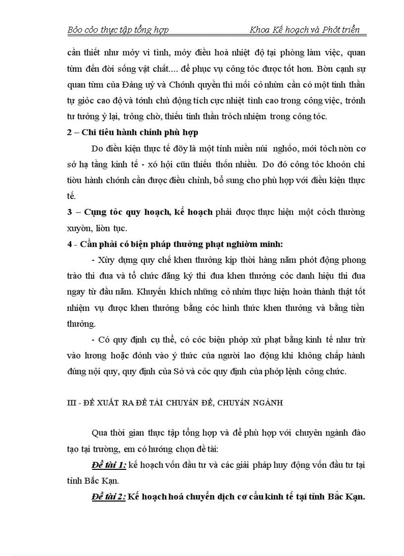 image for page Báo cáo thực tập tổng hợp tại Sở Kế hoạch và Đầu tư tỉnh Bắc Kạn