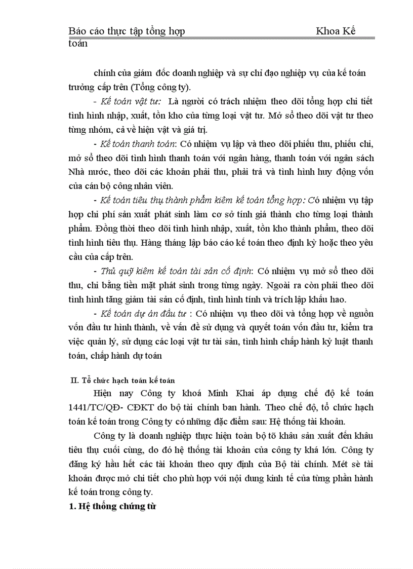 image for page Báo cáo thực tập tổng hợp tại Công ty khoá Minh Khai