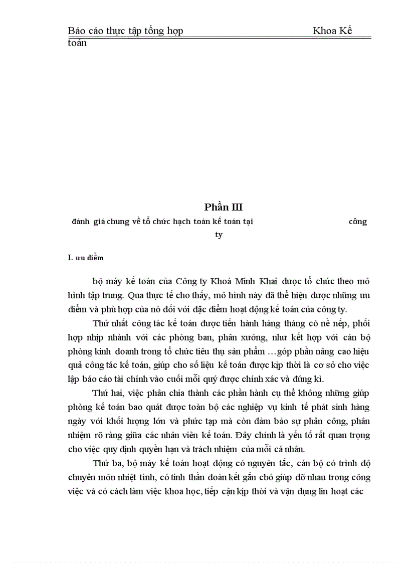 image for page Báo cáo thực tập tổng hợp tại Công ty khoá Minh Khai