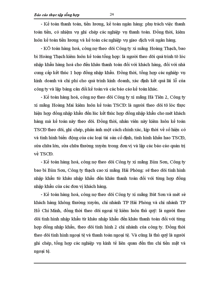 image for page Báo cáo thực tập tổng hợp tại Công ty xuất nhập khẩu xi măng