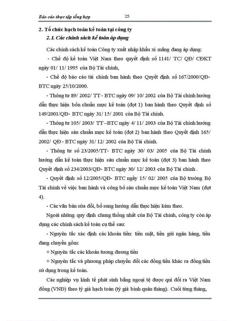 image for page Báo cáo thực tập tổng hợp tại Công ty xuất nhập khẩu xi măng