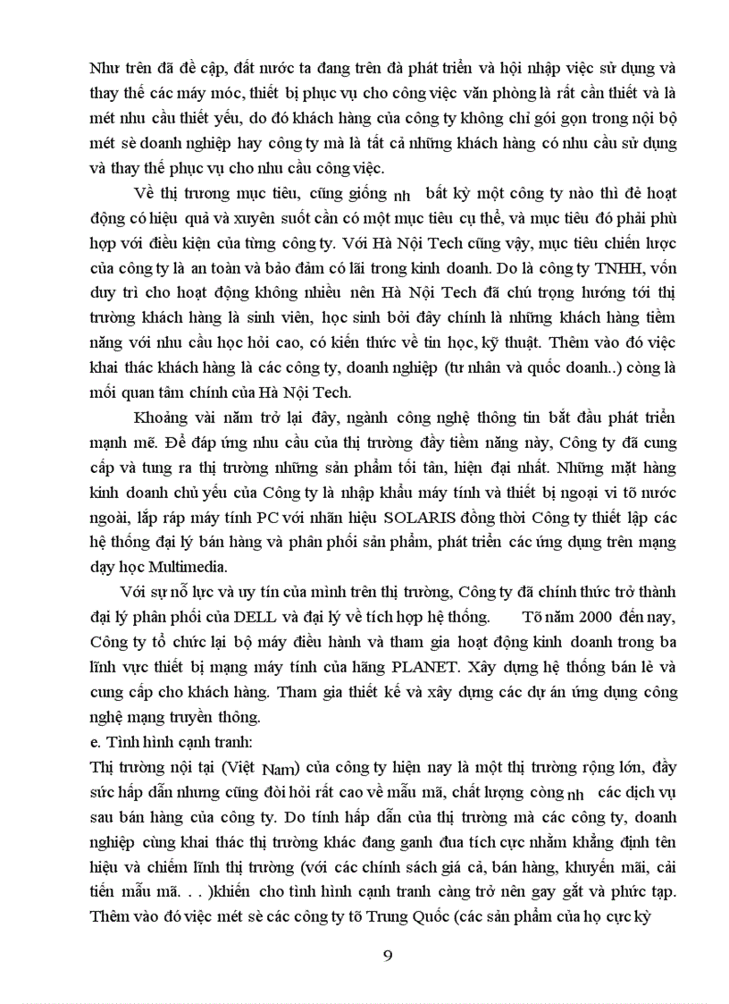 image for page Báo cáo thực tập tổng hợp tại công ty TNHH công nghệ Hà Nội