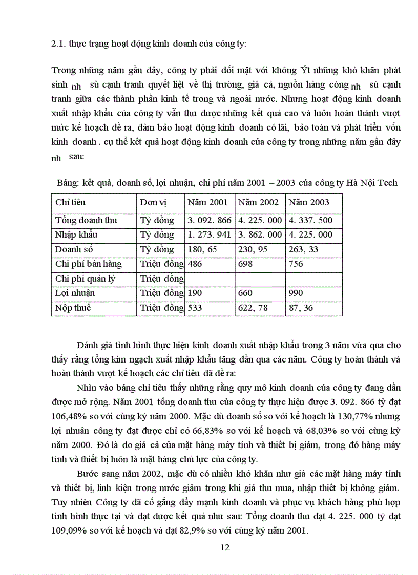 image for page Báo cáo thực tập tổng hợp tại công ty TNHH công nghệ Hà Nội