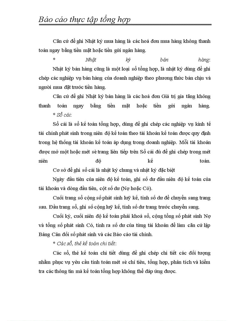 image for page Báo cáo thực tập tổng hợp tại Công ty XNK