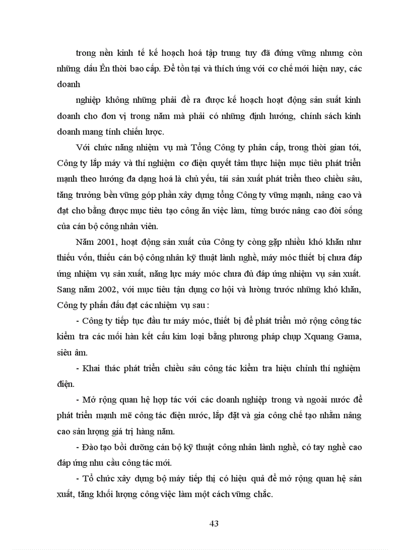 image for page Báo cáo thực tập tổng hợp về Công ty lắp máy và thí nghiệm cơ điện.