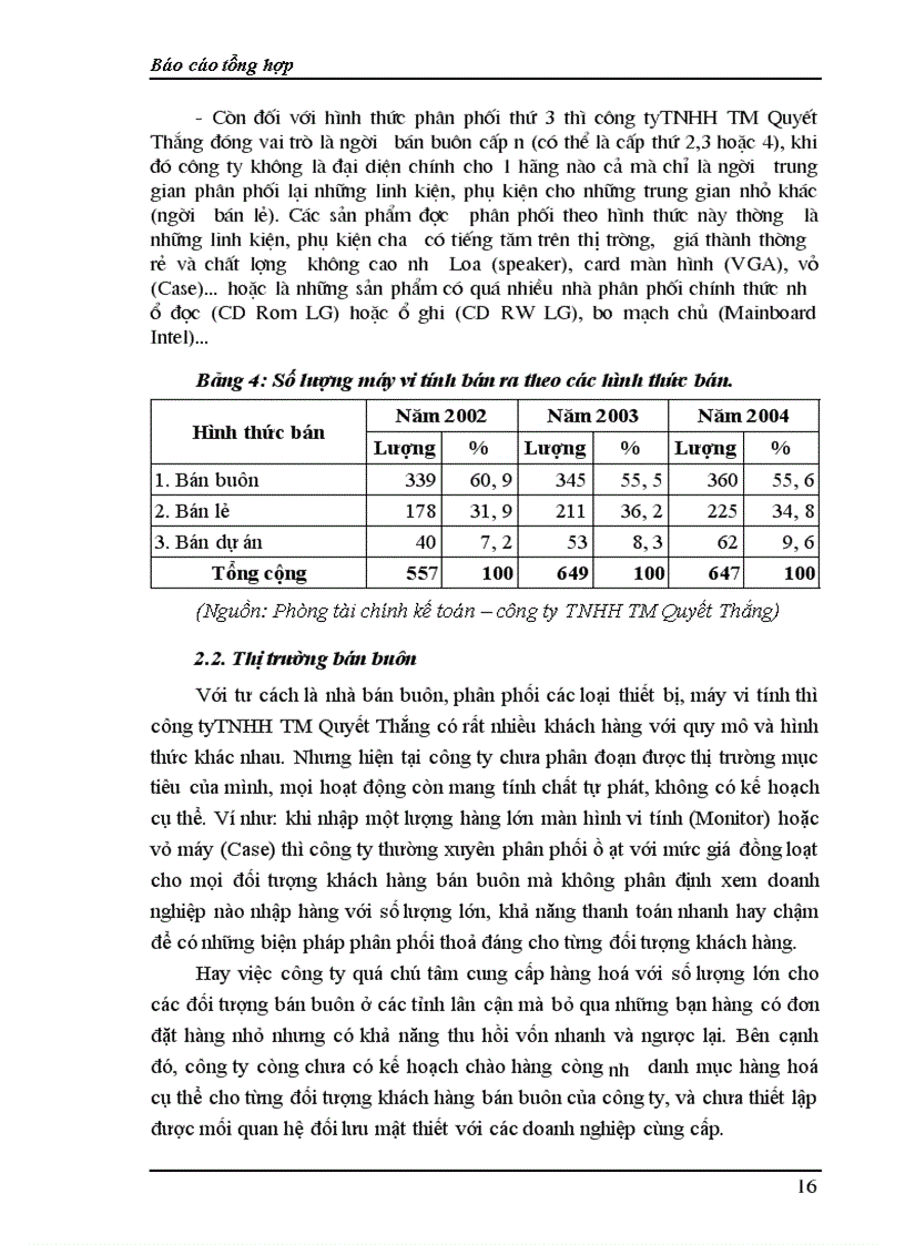 image for page Báo cáo thực tập Công ty TNHH TM Quyết Thắng