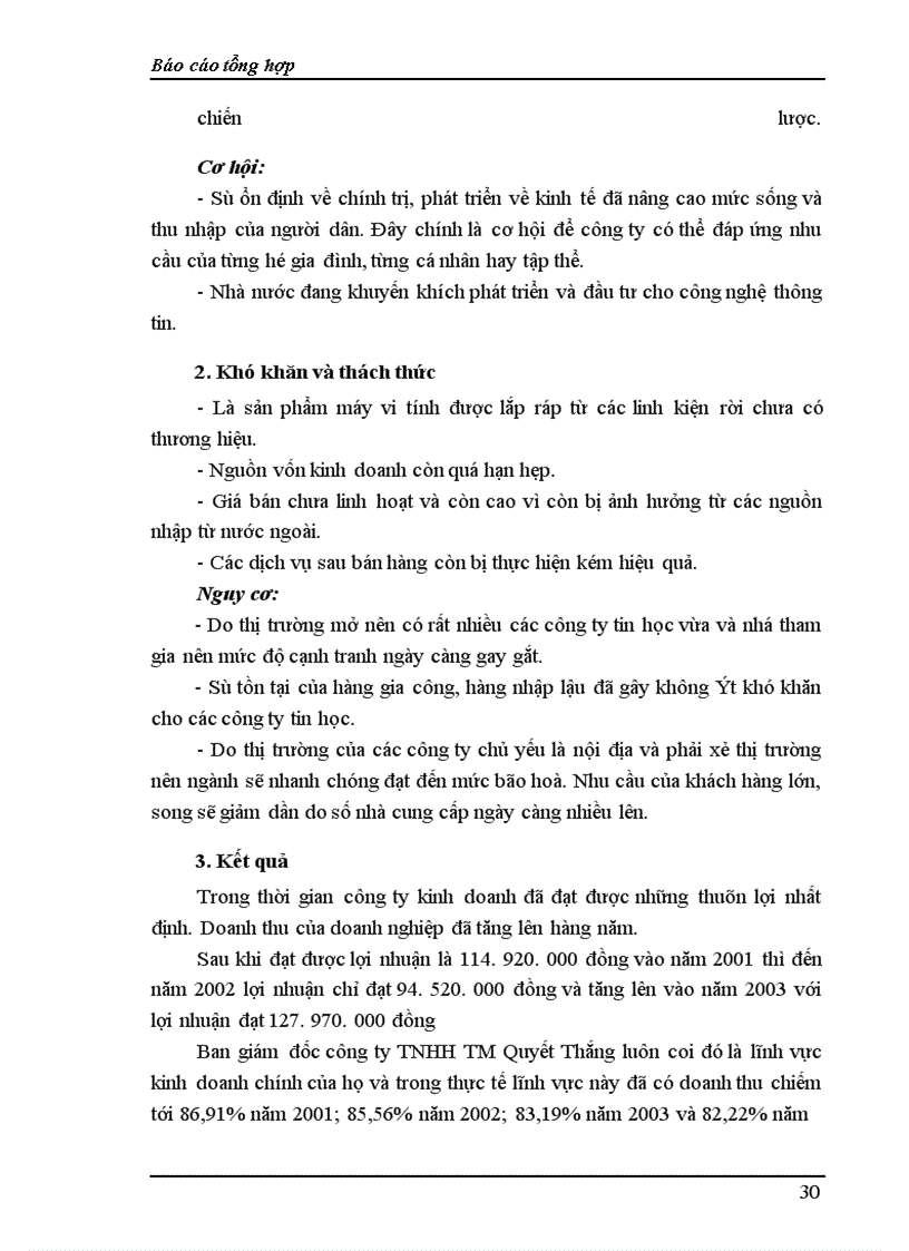 image for page Báo cáo thực tập Công ty TNHH TM Quyết Thắng