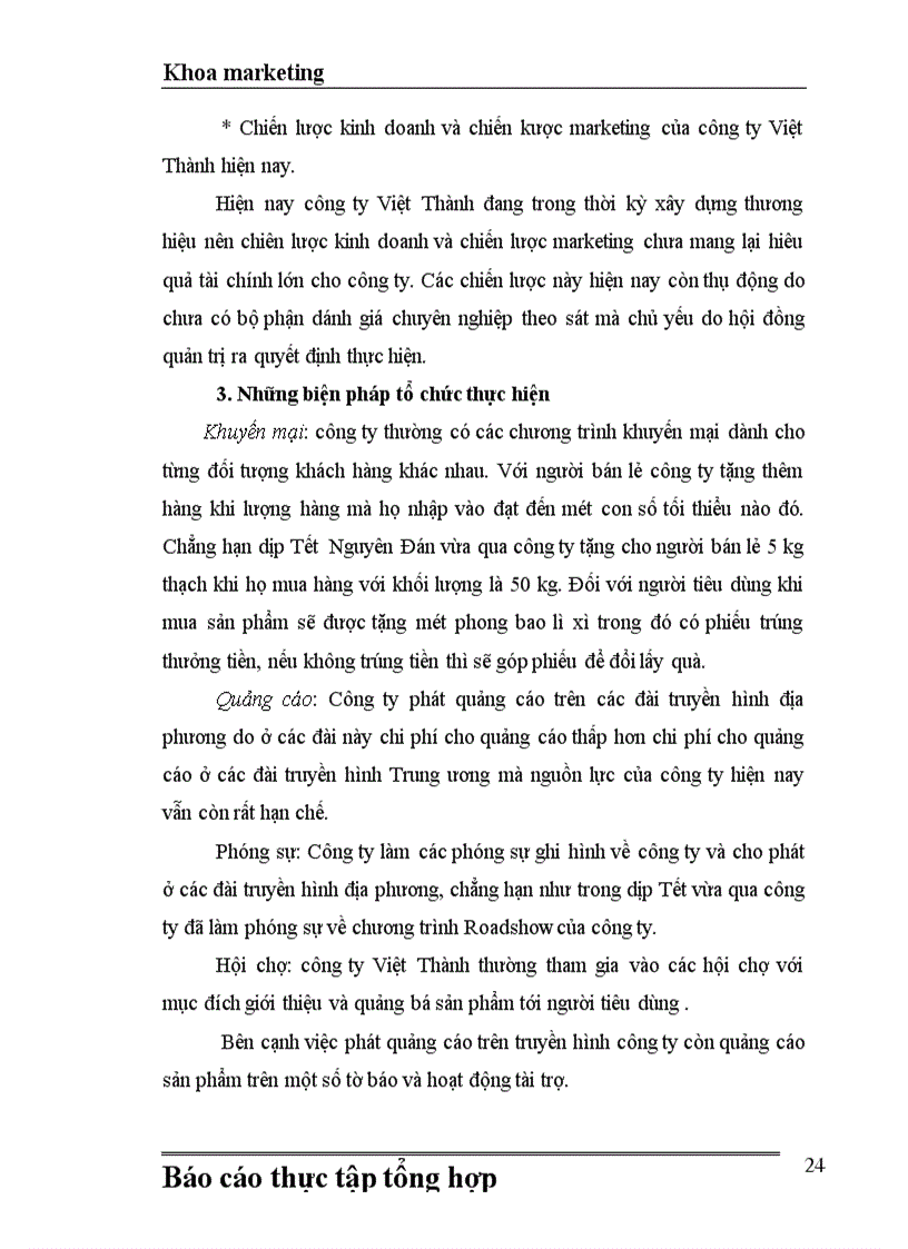 image for page Báo cáo thực tập TNHH Việt Thành