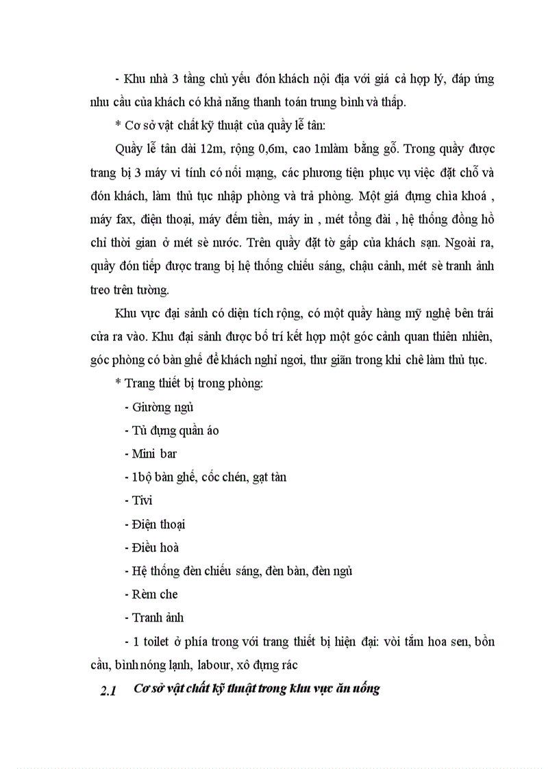 image for page Báo cáo thực tập tại Công ty khách sạn và du lịch Công đoàn Hà Nội