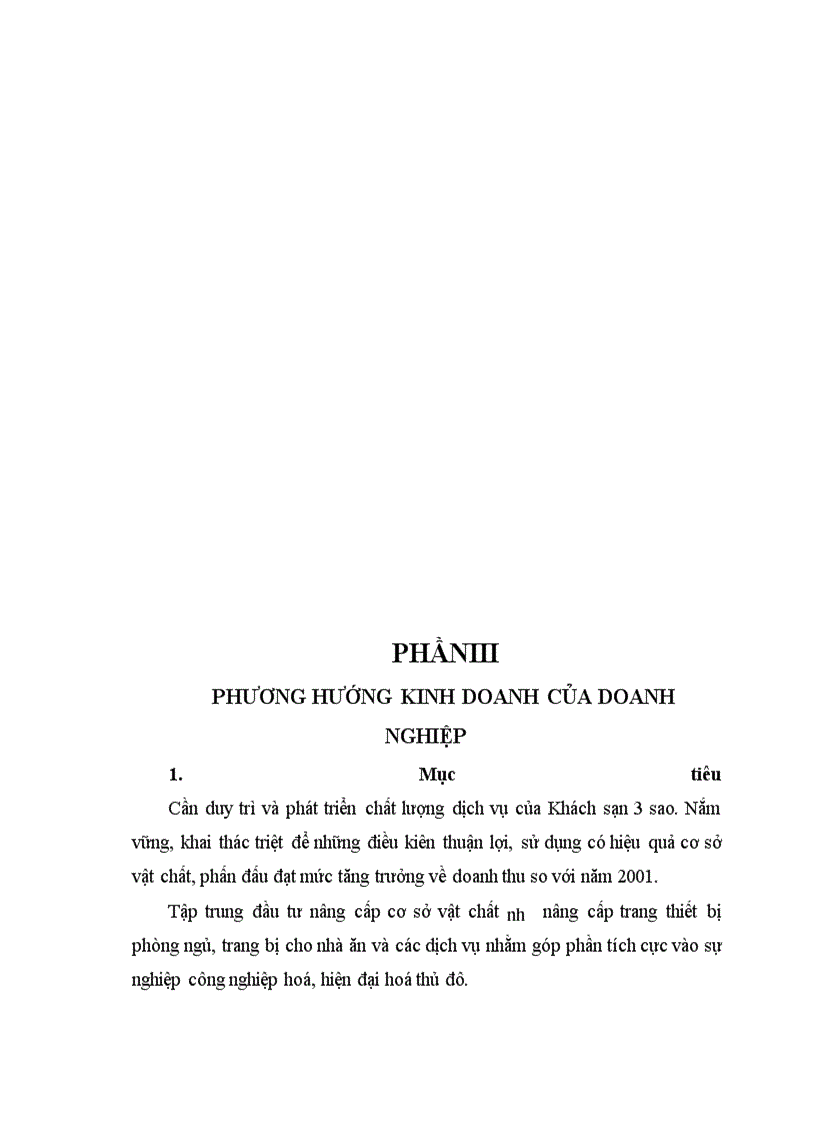 image for page Báo cáo thực tập tại Công ty khách sạn và du lịch Công đoàn Hà Nội