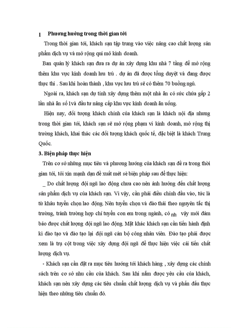 image for page Báo cáo thực tập tại Công ty khách sạn và du lịch Công đoàn Hà Nội
