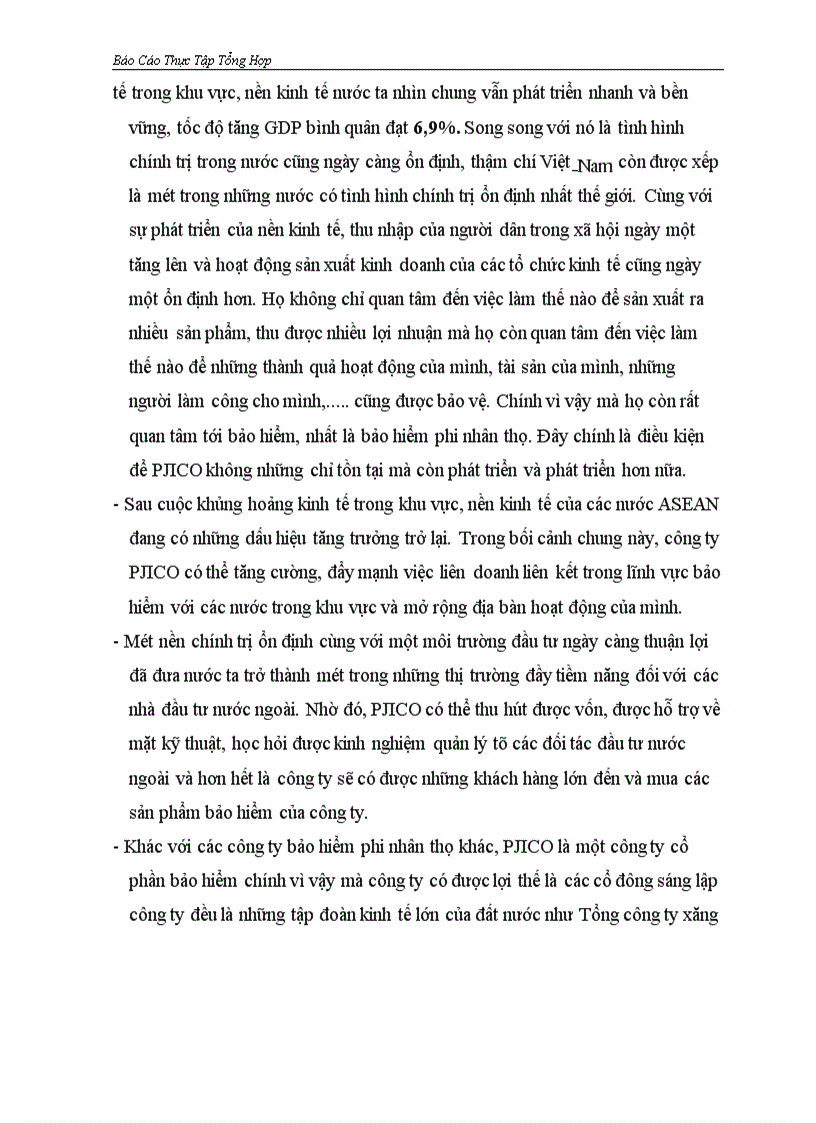 image for page Thực Tập Tổng Hợp công ty cổ phần bảo hiểm PETROLIMEX(PJICO)