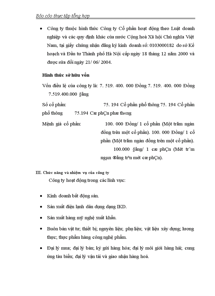 image for page Thực tập tổng hợp công ty cổ phần xuất nhập khẩu và đầu tư thái dương
