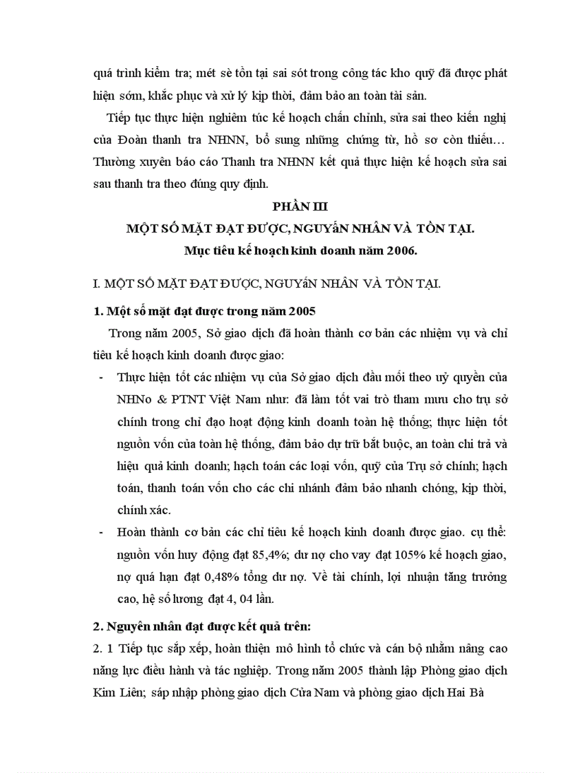 image for page Báo cáo về Sở giao dịch Ngân hàng Nông nghiệp và Phát triển Nông thôn Việt Nam.