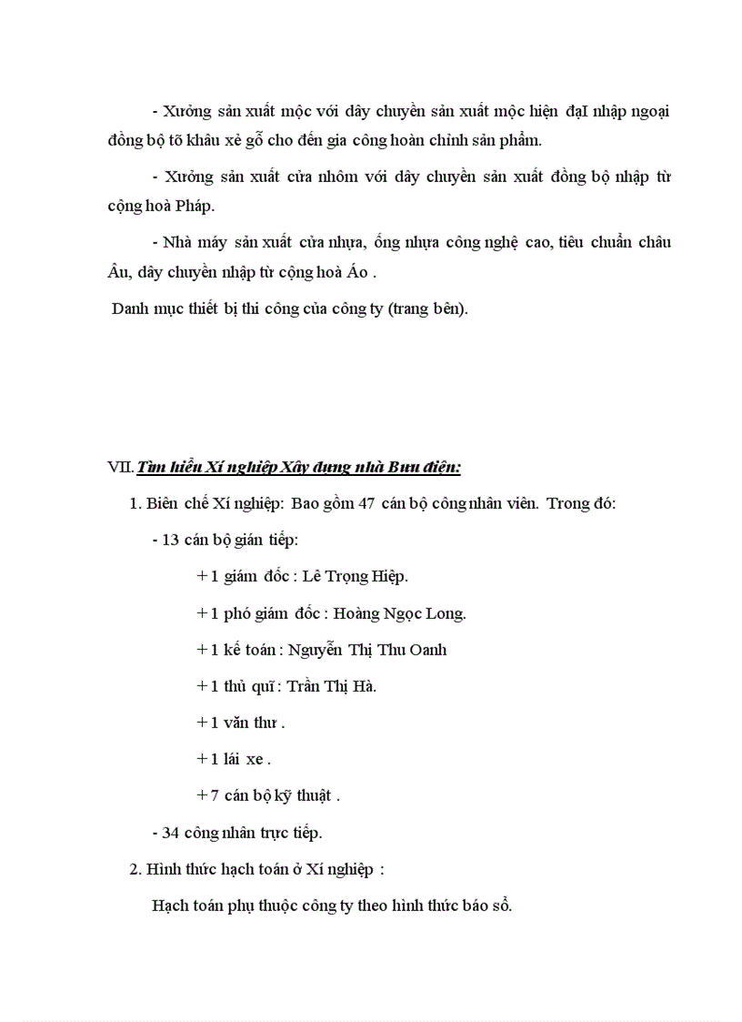 image for page Báo cáo thực tập về công ty xây dựng bưu điện (Tổng Công Ty Bưu Chính Việt Nam)