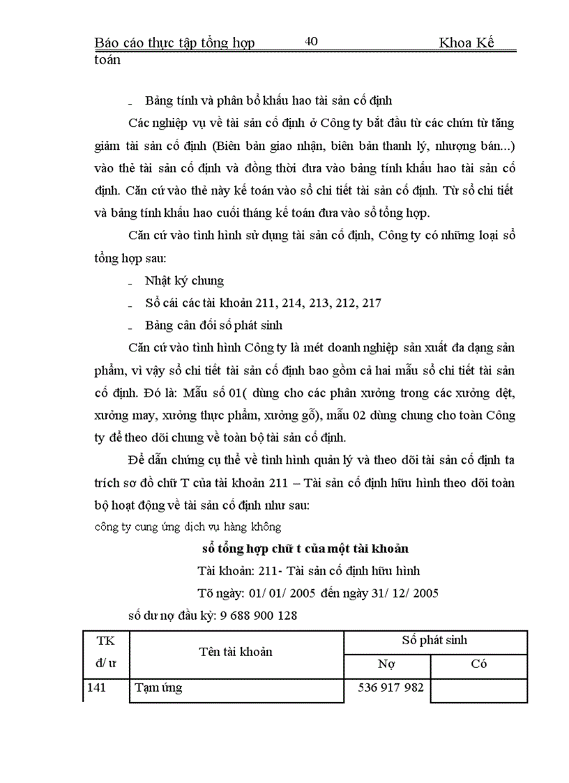 image for page Thực tập tổng hợp Khoa Kế toán về Công ty Cung ứng Dịch vụ Hàng không