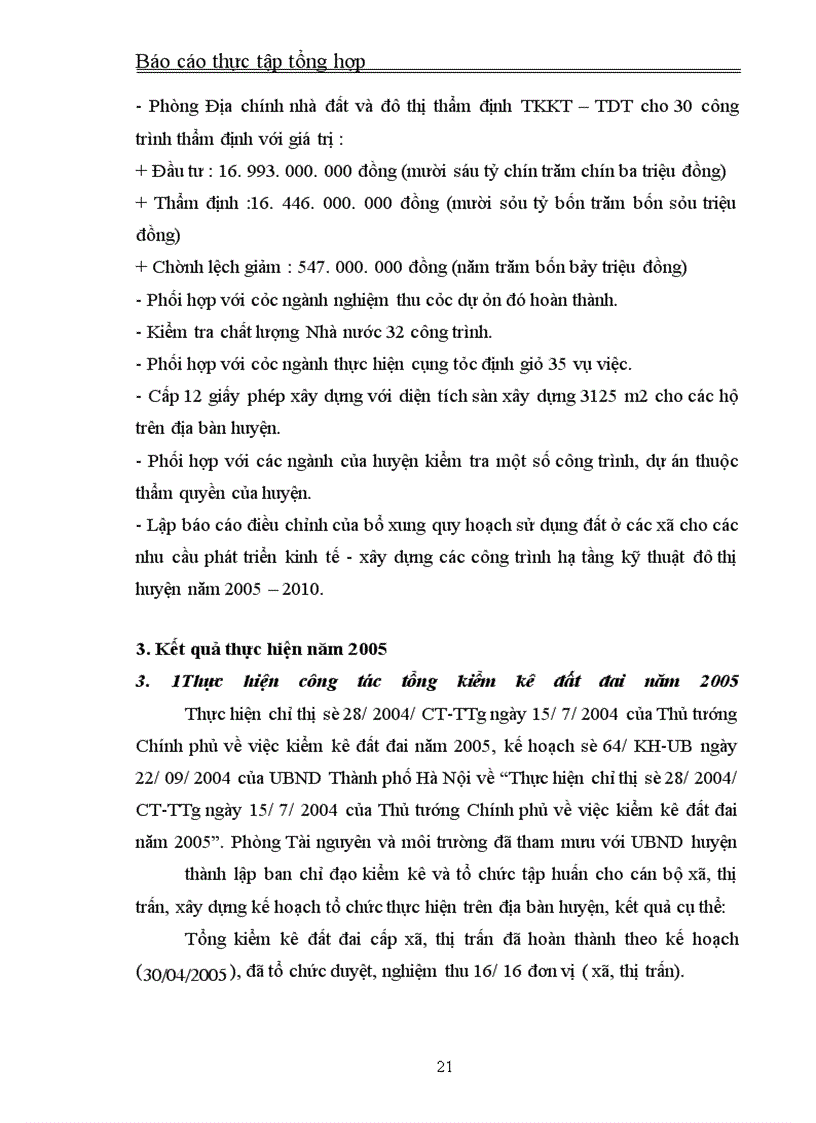 image for page Thực tập tổng hợp về Phòng Tài nguyên và môi trường huyện Thanh Trì.