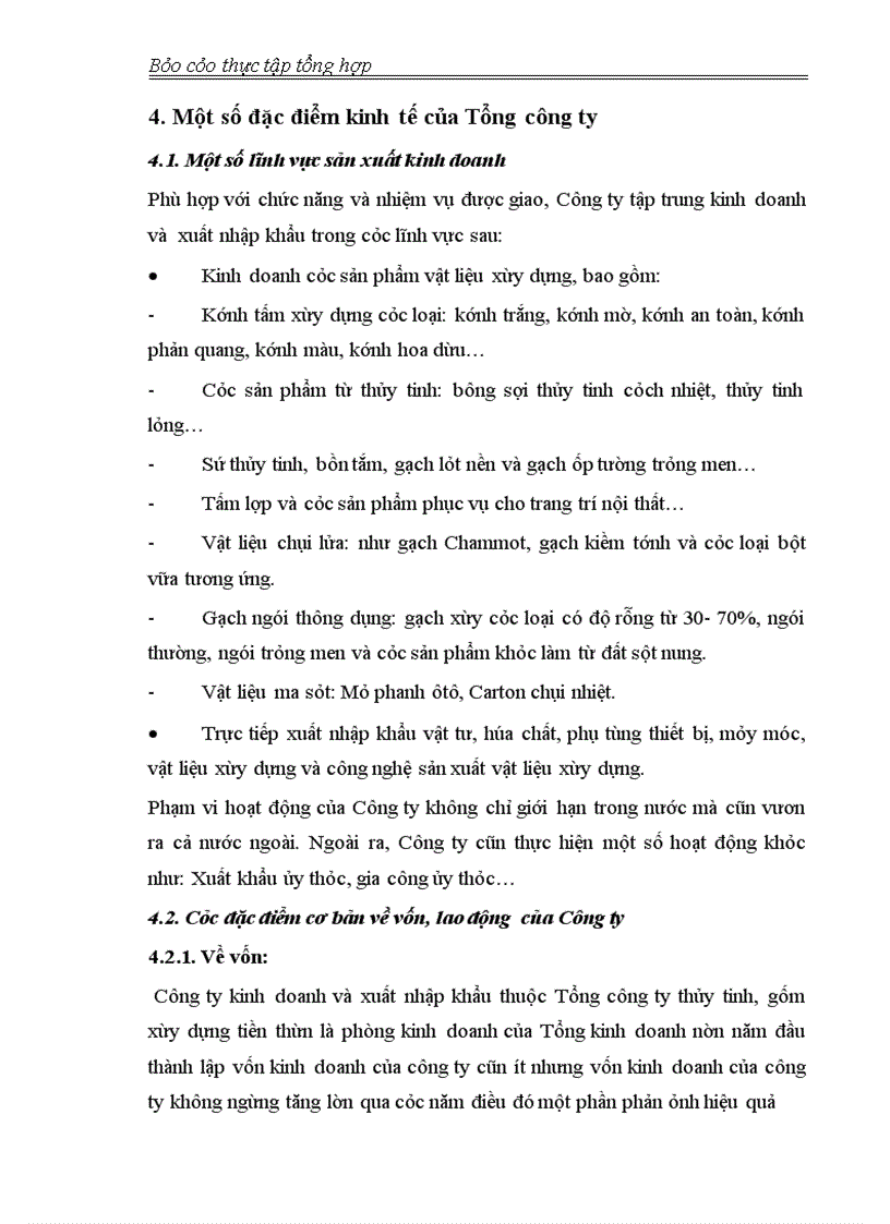 image for page Báo cáo về CÔNG TY KINH DOANH XUẤT NHẬP KHẨU - VIGLACERA