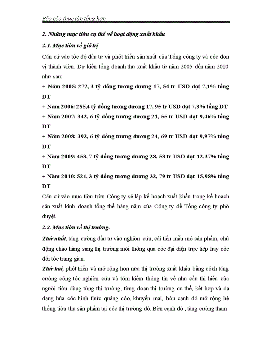 image for page Báo cáo về CÔNG TY KINH DOANH XUẤT NHẬP KHẨU - VIGLACERA