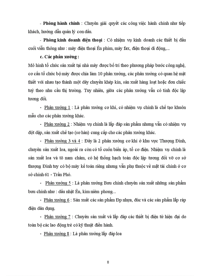 image for page Báo cáo về nhà máy thiết bị bưu điện