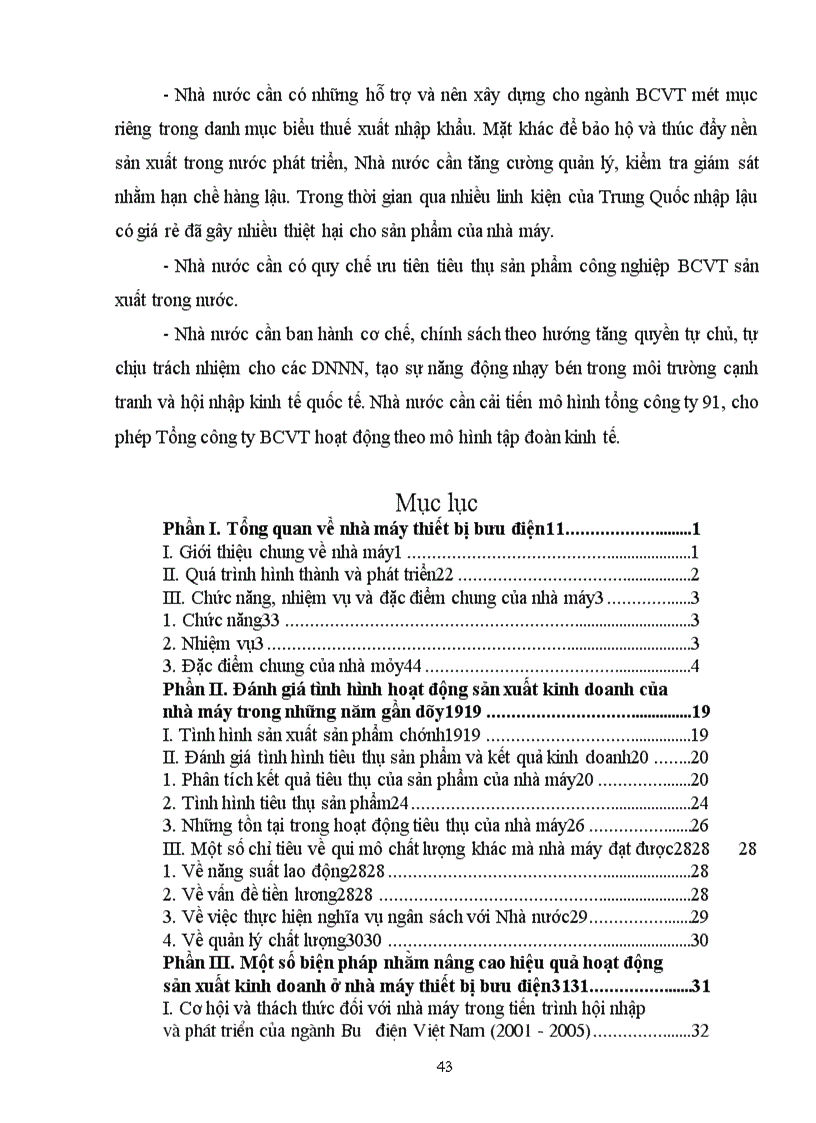 image for page Báo cáo về nhà máy thiết bị bưu điện