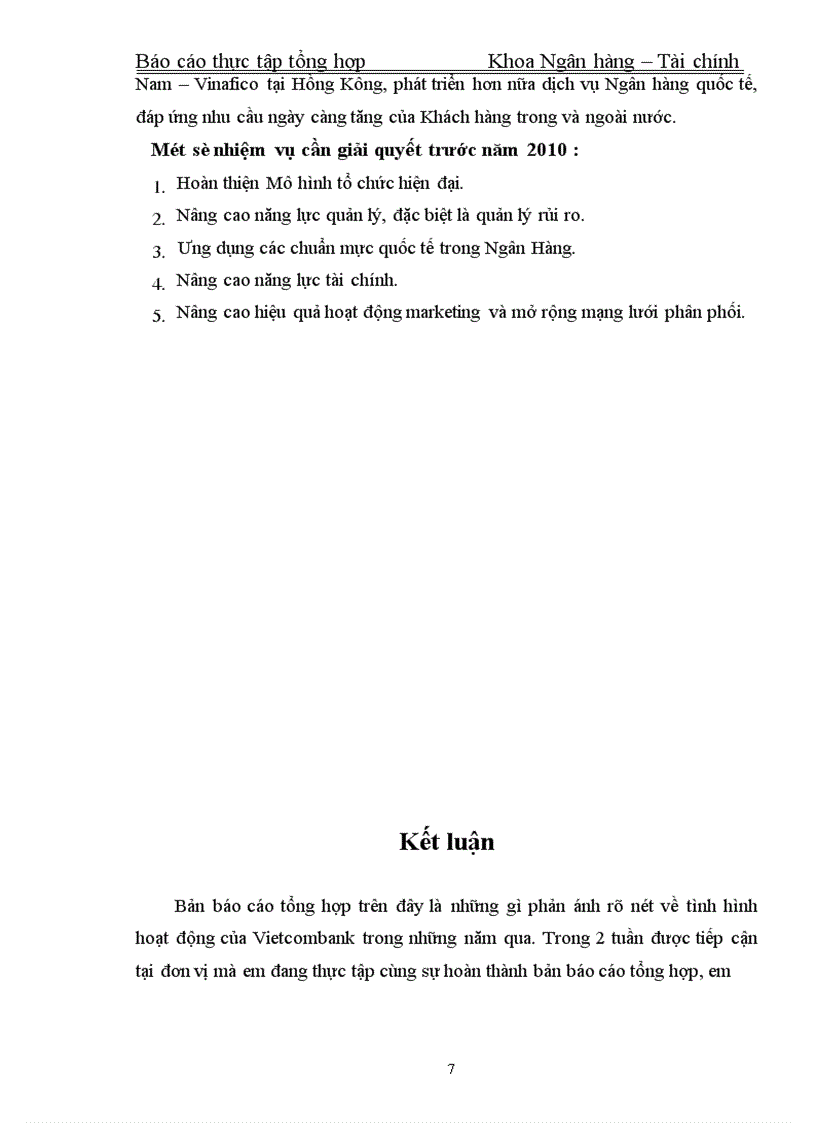 image for page Thực tập tổng hợp Khoa Ngân hàng – Tài chính về Ngân hàng Ngoại thương Việt Nam